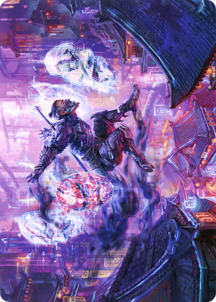 Thousand-Faced Shadow // Thousand-Faced Shadow (ANEO-037) - Neon Dynasty Art Series (Borderless) - Premium MTG Single from Wizards of the Coast - Just $0! Shop now at Game Crave Tournament Store