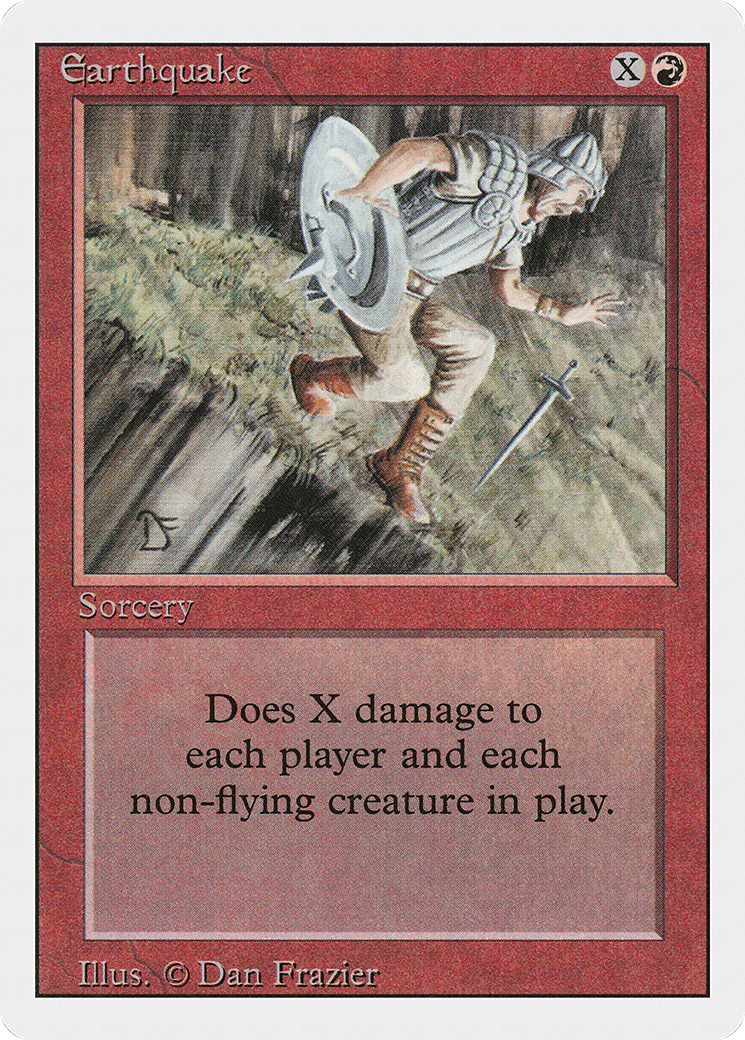 Earthquake (3ED-148) - Revised Edition - Premium MTG Single from Wizards of the Coast - Just $0.55! Shop now at Game Crave Tournament Store