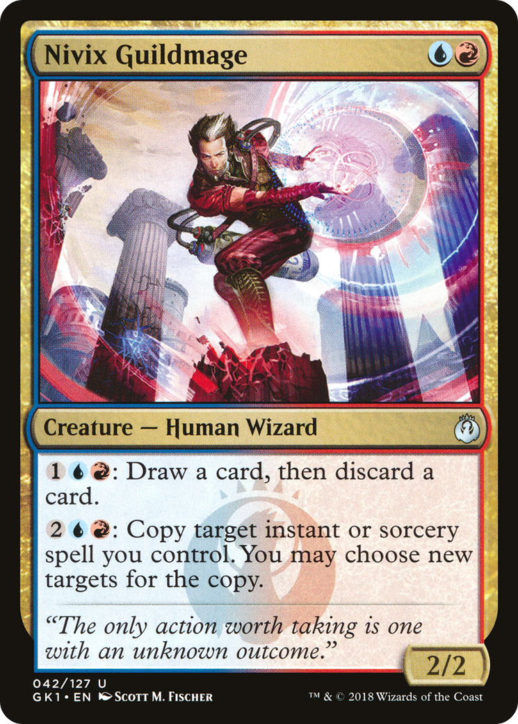 Nivix Guildmage (GK1-042) - GRN Guild Kit - Premium MTG Single from Wizards of the Coast - Just $0.08! Shop now at Game Crave Tournament Store