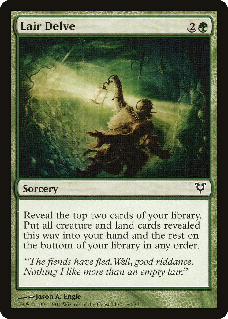 Lair Delve (AVR-184) - Avacyn Restored Foil - Premium MTG Single from Wizards of the Coast - Just $0.08! Shop now at Game Crave Tournament Store