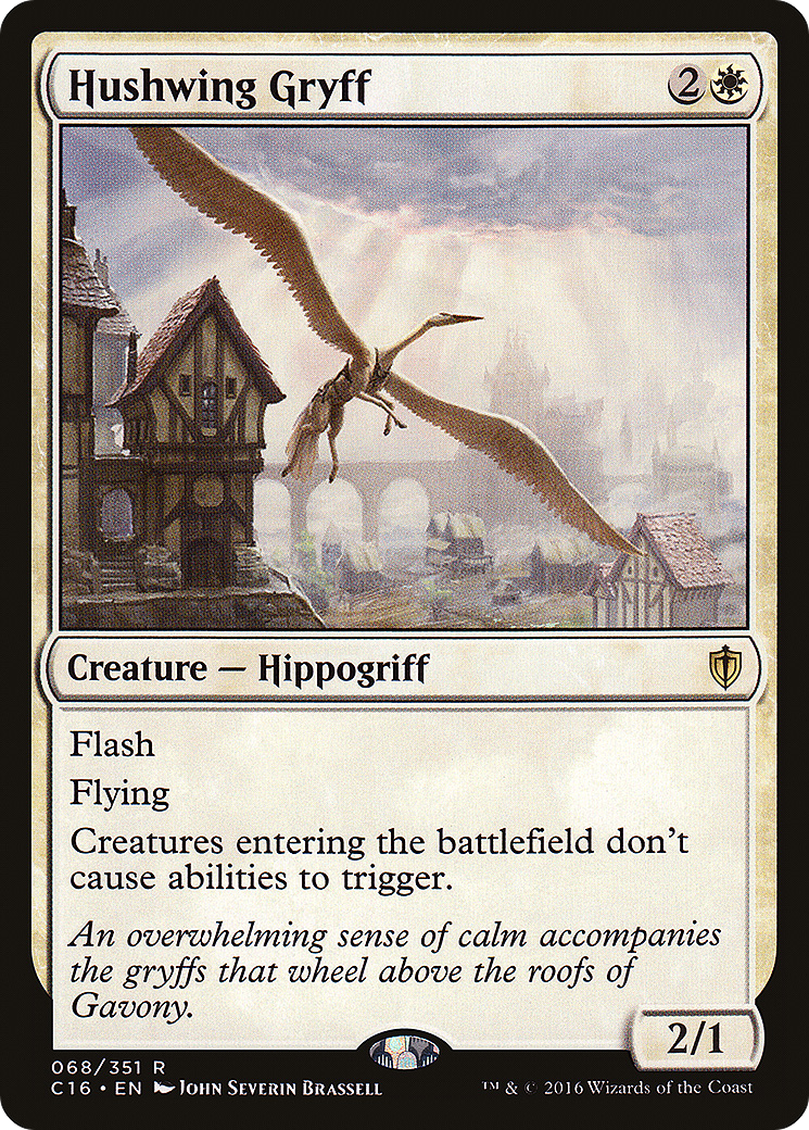 Hushwing Gryff (C16-068) - Commander 2016 - Premium MTG Single from Wizards of the Coast - Just $0.12! Shop now at Game Crave Tournament Store