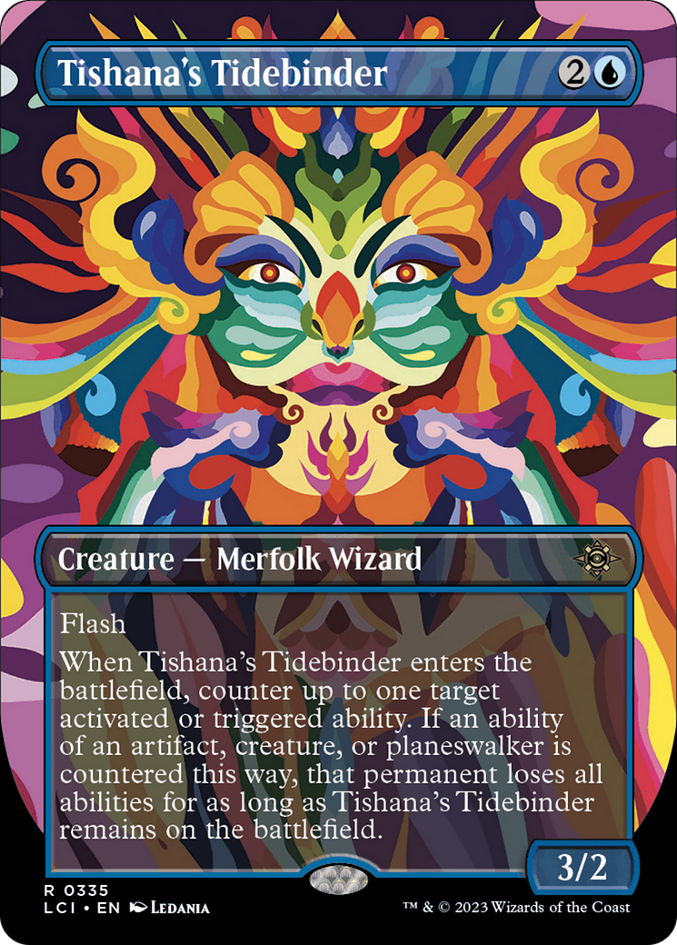 Tishana's Tidebinder (LCI-335) - The Lost Caverns of Ixalan (Borderless) Foil - Premium MTG Single from Wizards of the Coast - Just $0.81! Shop now at Game Crave Tournament Store