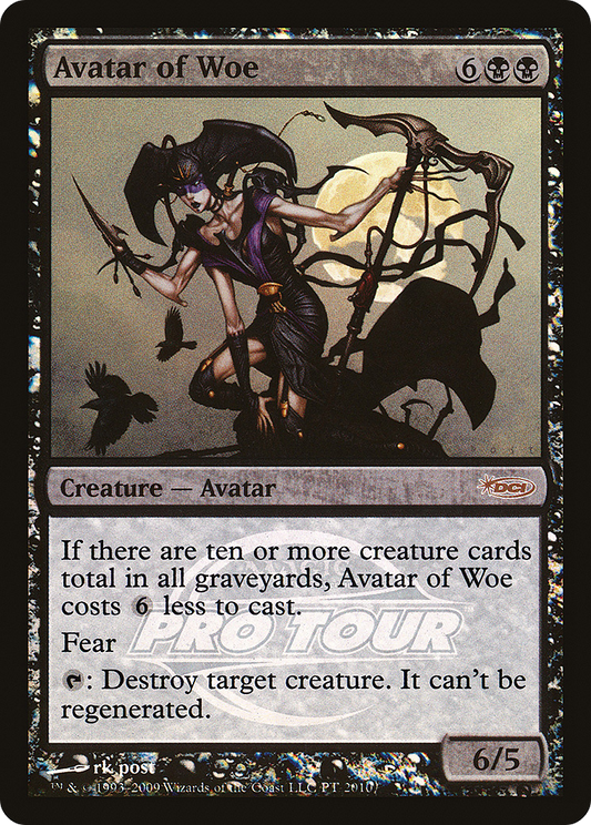 Avatar of Woe (PPRO-2010) - Pro Tour Promos Foil - Premium MTG Single from Wizards of the Coast - Just $11.92! Shop now at Game Crave Tournament Store