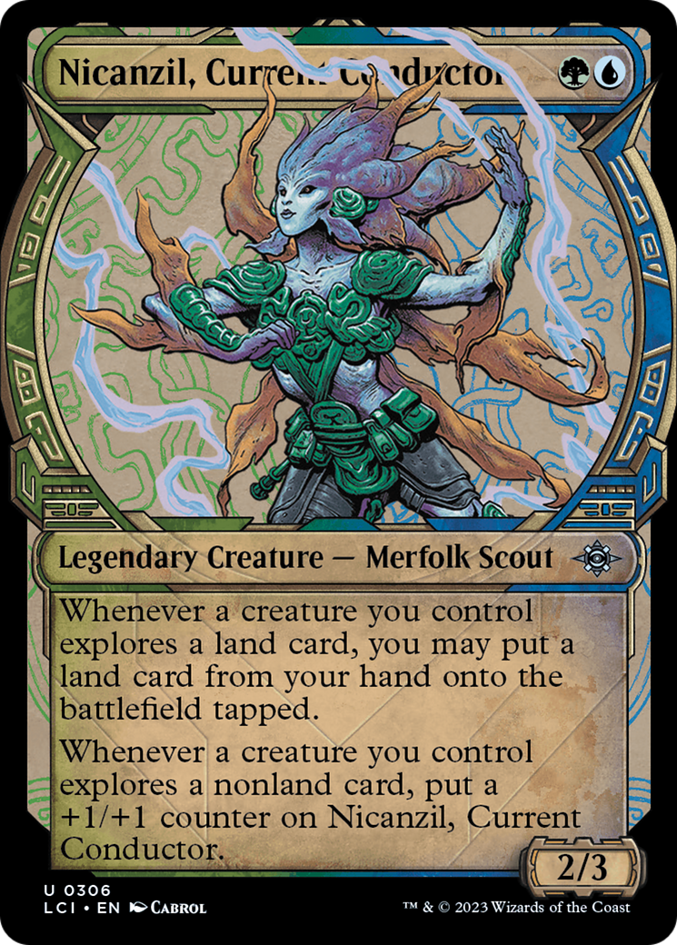 Nicanzil, Current Conductor (LCI-306) - The Lost Caverns of Ixalan: (Showcase) - Premium MTG Single from Wizards of the Coast - Just $0.08! Shop now at Game Crave Tournament Store