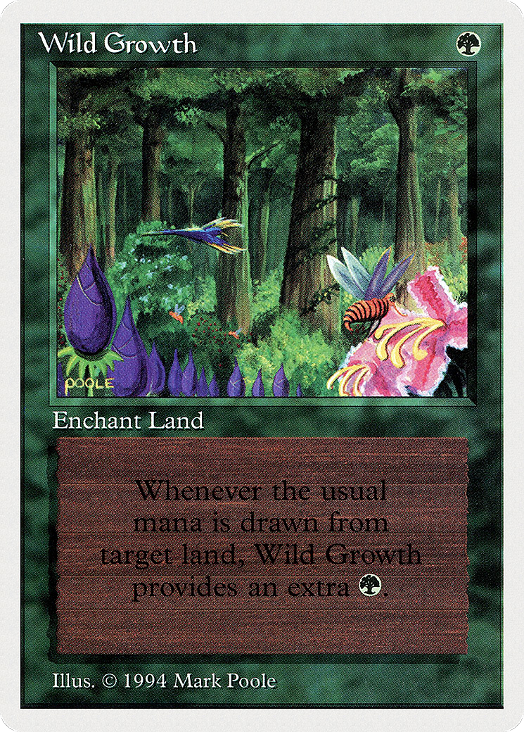 Wild Growth (SUM-230) - Summer Magic / Edgar - Premium MTG Single from Wizards of the Coast - Just $0.25! Shop now at Game Crave Tournament Store