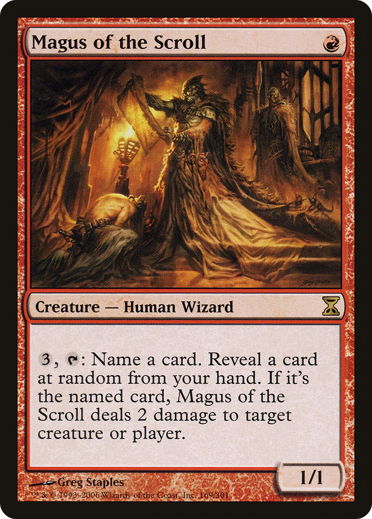 Magus of the Scroll (TSP-169) - Time Spiral - Premium MTG Single from Wizards of the Coast - Just $0.26! Shop now at Game Crave Tournament Store