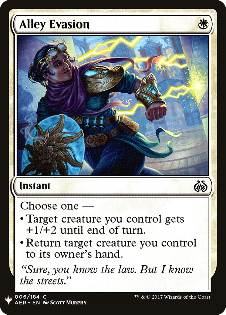 Alley Evasion (MB1-015) - Mystery Booster - Premium MTG Single from Wizards of the Coast - Just $0.25! Shop now at Game Crave Tournament Store
