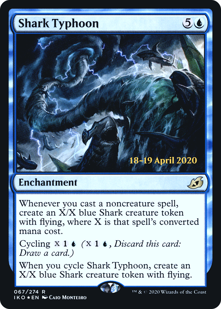Shark Typhoon (PIKO-67S) - Ikoria: Lair of Behemoths Promos Foil - Premium MTG Single from Wizards of the Coast - Just $5.31! Shop now at Game Crave Tournament Store