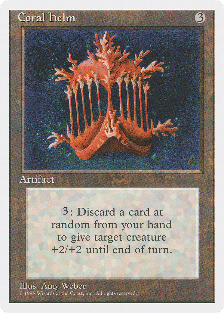 Coral Helm (4ED-310) - Fourth Edition - Premium MTG Single from Wizards of the Coast - Just $0.26! Shop now at Game Crave Tournament Store