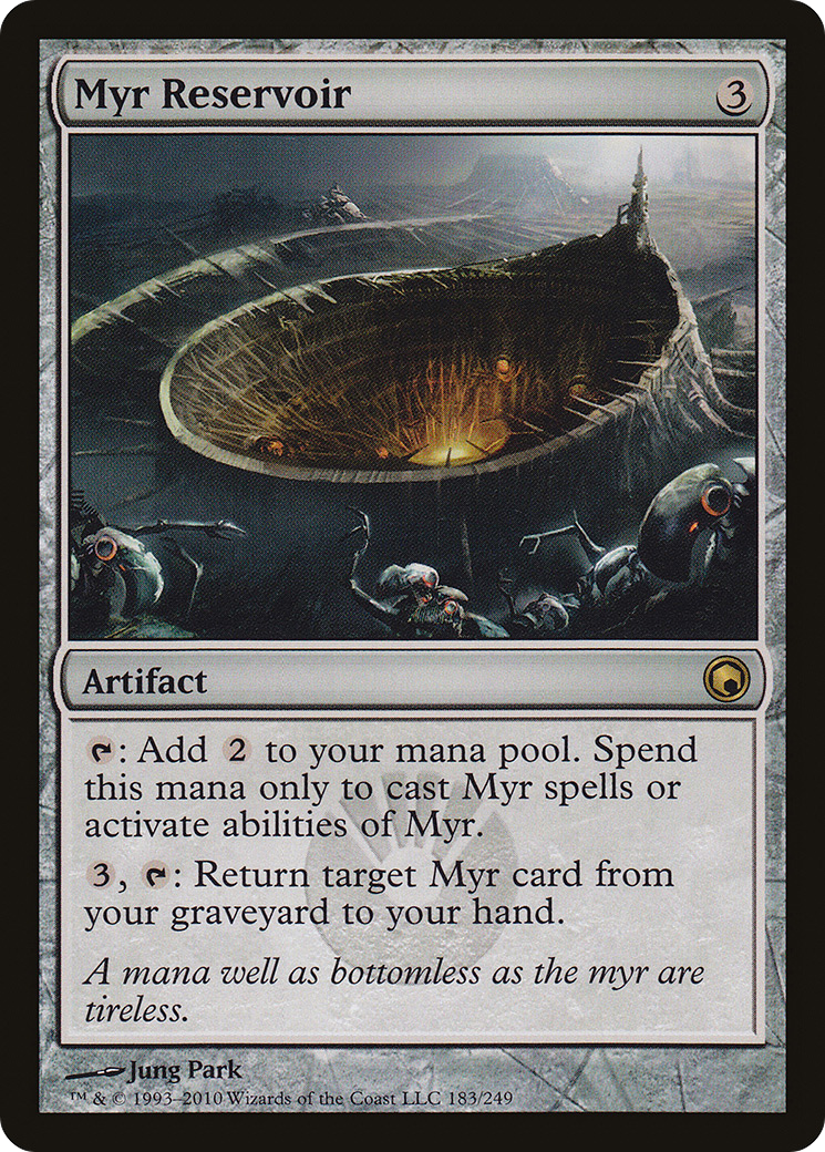 Myr Reservoir (SOM-183) - Scars of Mirrodin Foil - Premium MTG Single from Wizards of the Coast - Just $5.90! Shop now at Game Crave Tournament Store