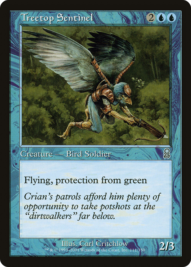 Treetop Sentinel (ODY-111) - Odyssey - Premium MTG Single from Wizards of the Coast - Just $0.25! Shop now at Game Crave Tournament Store