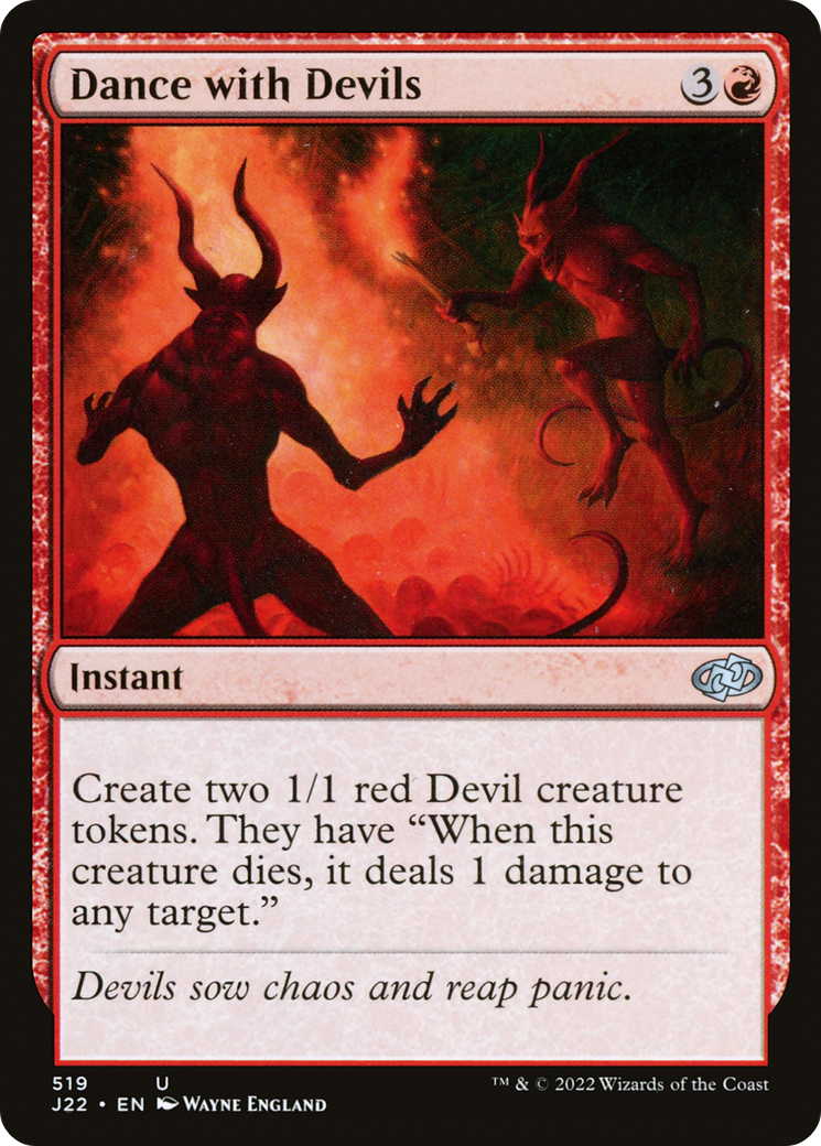 Dance with Devils (J22-519) - Jumpstart 2022 - Premium MTG Single from Wizards of the Coast - Just $0.08! Shop now at Game Crave Tournament Store