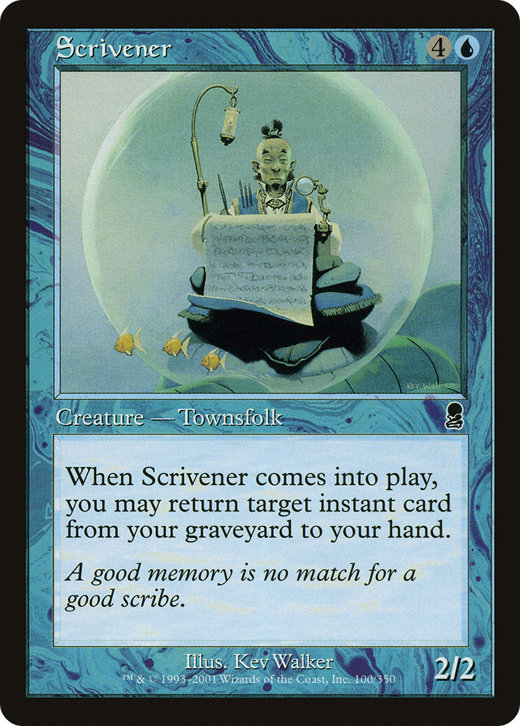 Scrivener (ODY-100) - Odyssey - Premium MTG Single from Wizards of the Coast - Just $0.25! Shop now at Game Crave Tournament Store