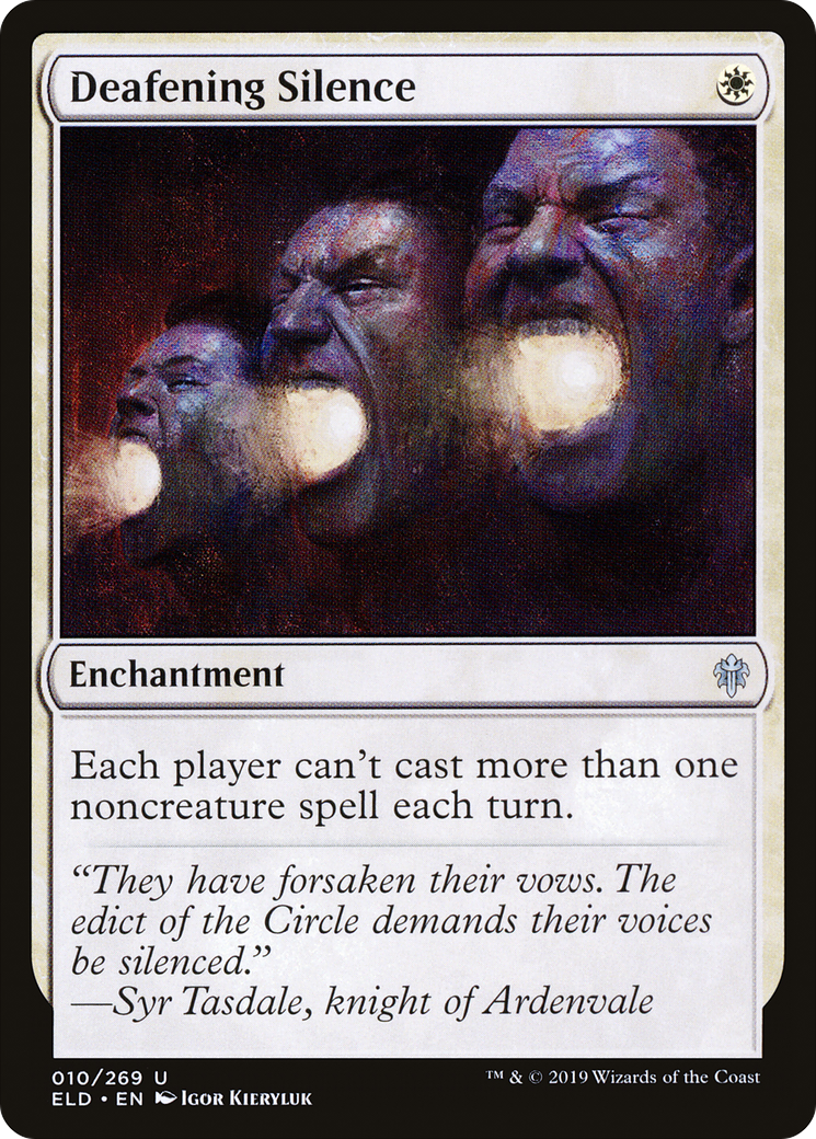 Deafening Silence (ELD-010) - Throne of Eldraine - Premium MTG Single from Wizards of the Coast - Just $1.76! Shop now at Game Crave Tournament Store