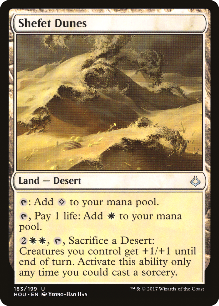 Shefet Dunes (HOU-183) - Hour of Devastation - Premium MTG Single from Wizards of the Coast - Just $0.08! Shop now at Game Crave Tournament Store