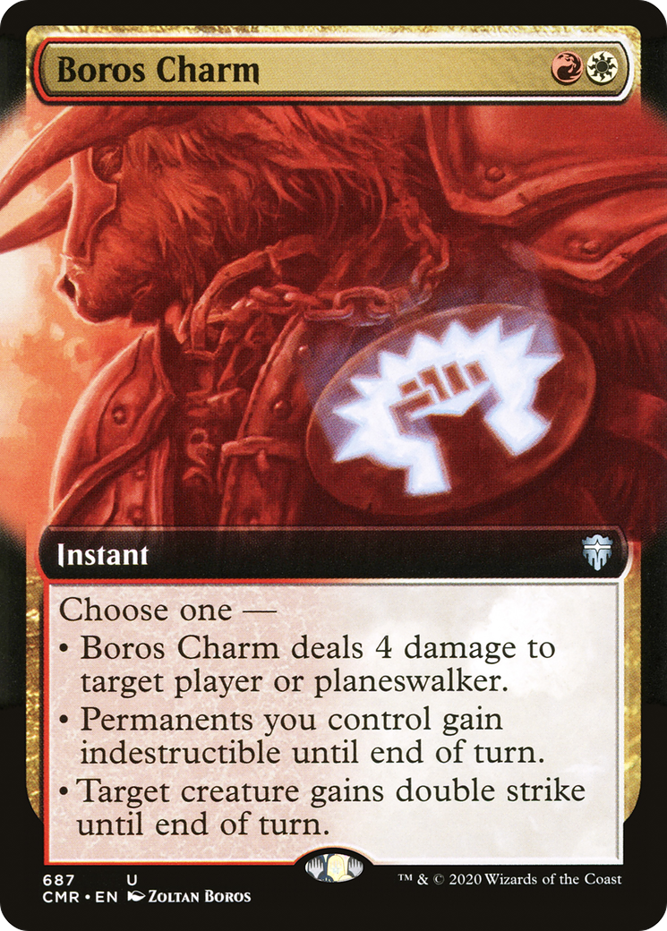 Boros Charm (CMR-687) - Commander Legends: (Extended Art) - Premium MTG Single from Wizards of the Coast - Just $1.83! Shop now at Game Crave Tournament Store
