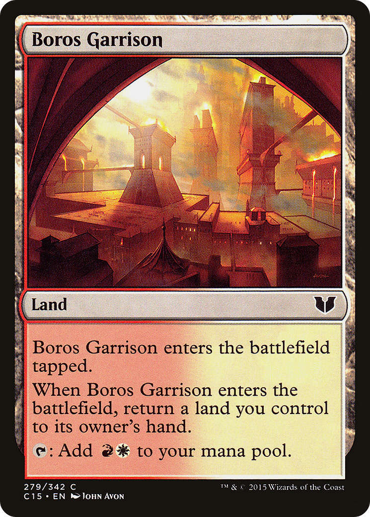 Boros Garrison (C15-279) - Commander 2015 - Premium MTG Single from Wizards of the Coast - Just $0.08! Shop now at Game Crave Tournament Store