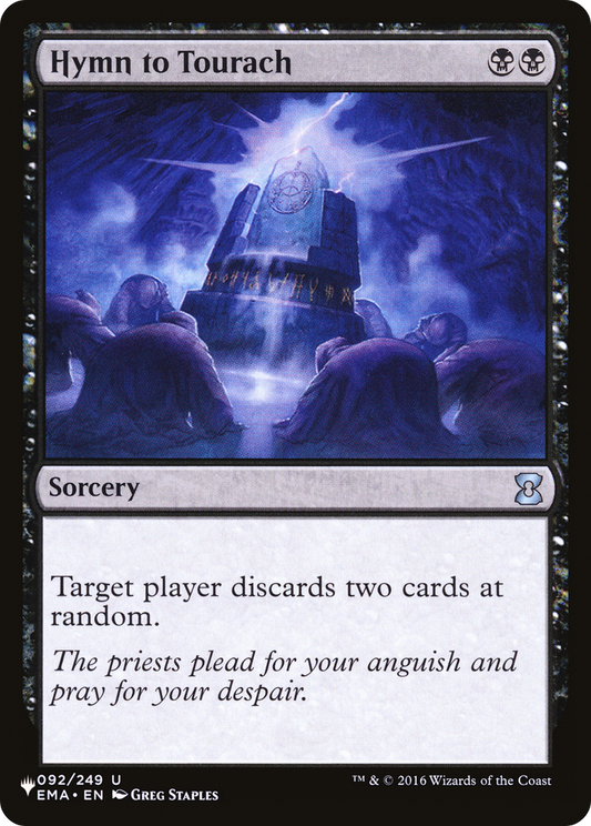 Hymn to Tourach (PLIST-843) - The List - Premium MTG Single from Wizards of the Coast - Just $0.71! Shop now at Game Crave Tournament Store