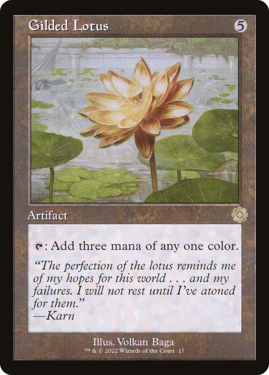 Gilded Lotus (BRR-017) - The Brothers' War Retro Artifacts Foil - Premium MTG Single from Wizards of the Coast - Just $0.51! Shop now at Game Crave Tournament Store