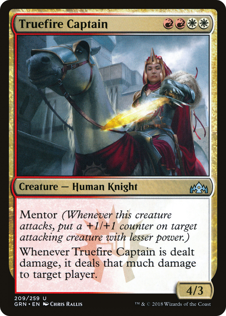 Truefire Captain (GRN-209) - Guilds of Ravnica - Premium MTG Single from Wizards of the Coast - Just $0.25! Shop now at Game Crave Tournament Store