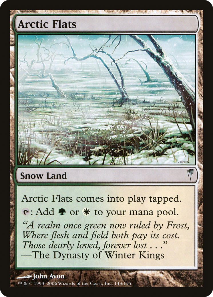 Arctic Flats (CSP-143) - Coldsnap Foil - Premium MTG Single from Wizards of the Coast - Just $2.66! Shop now at Game Crave Tournament Store
