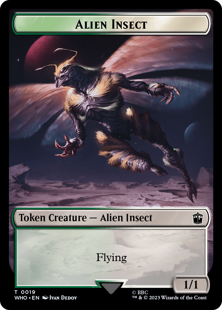 Alien Insect (TWHO-019) - Doctor Who Tokens - Premium MTG Single from Wizards of the Coast - Just $0! Shop now at Game Crave Tournament Store
