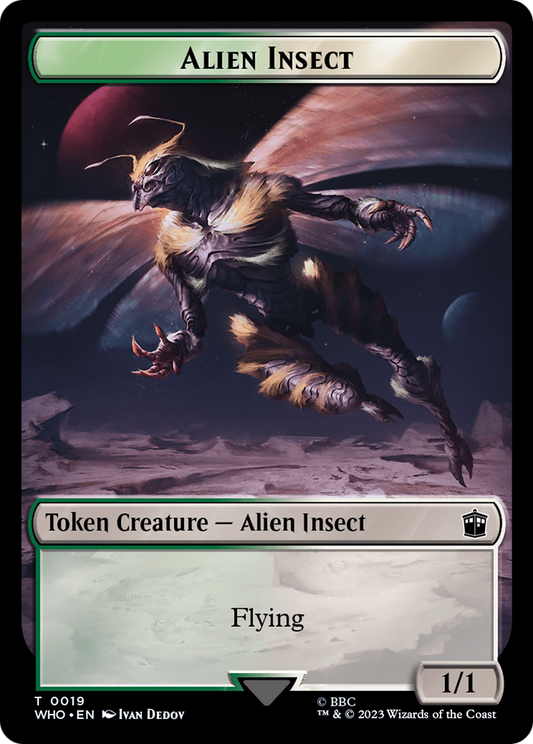 Alien Insect (TWHO-019) - Doctor Who Tokens - Premium MTG Single from Wizards of the Coast - Just $0! Shop now at Game Crave Tournament Store