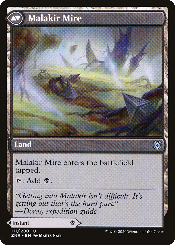 Malakir Rebirth // Malakir Mire (ZNR-111) - Zendikar Rising Foil - Premium MTG Single from Wizards of the Coast - Just $2.63! Shop now at Game Crave Tournament Store