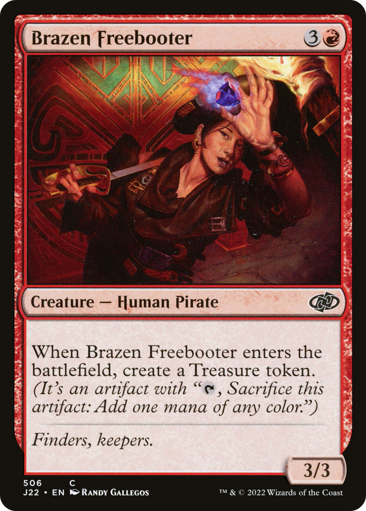 Brazen Freebooter (J22-506) - Jumpstart 2022 - Premium MTG Single from Wizards of the Coast - Just $0.08! Shop now at Game Crave Tournament Store