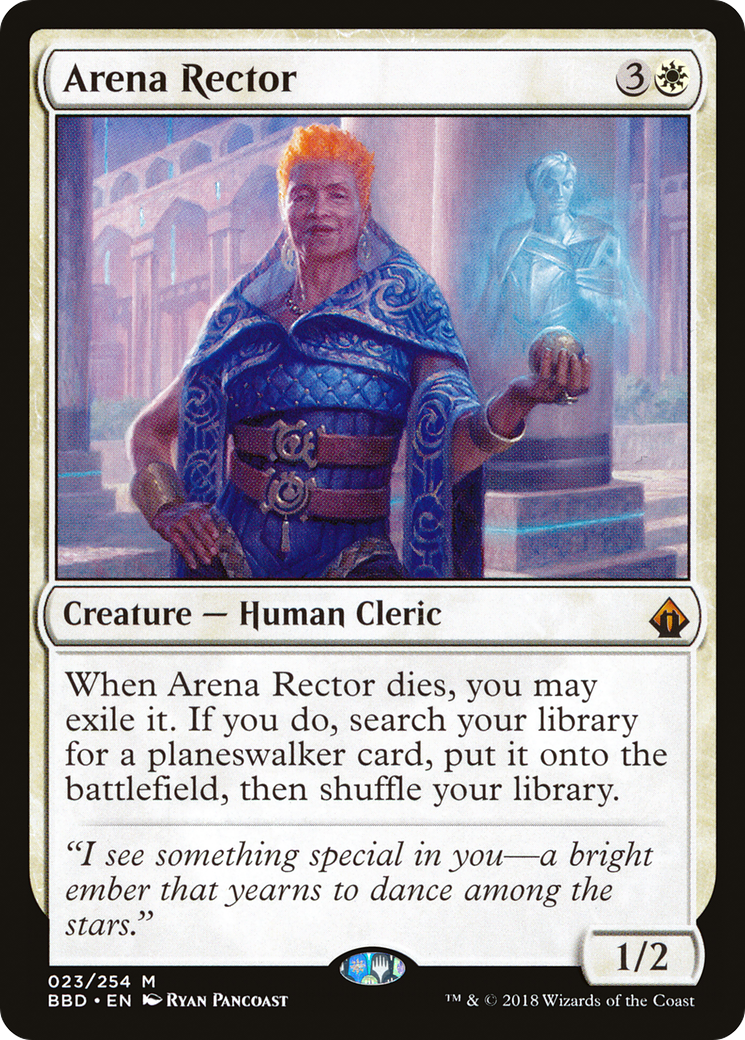 Arena Rector (BBD-023) - Battlebond - Premium MTG Single from Wizards of the Coast - Just $2.51! Shop now at Game Crave Tournament Store