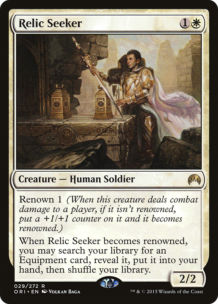 Relic Seeker (ORI-029) - Magic Origins Foil - Premium MTG Single from Wizards of the Coast - Just $0.18! Shop now at Game Crave Tournament Store