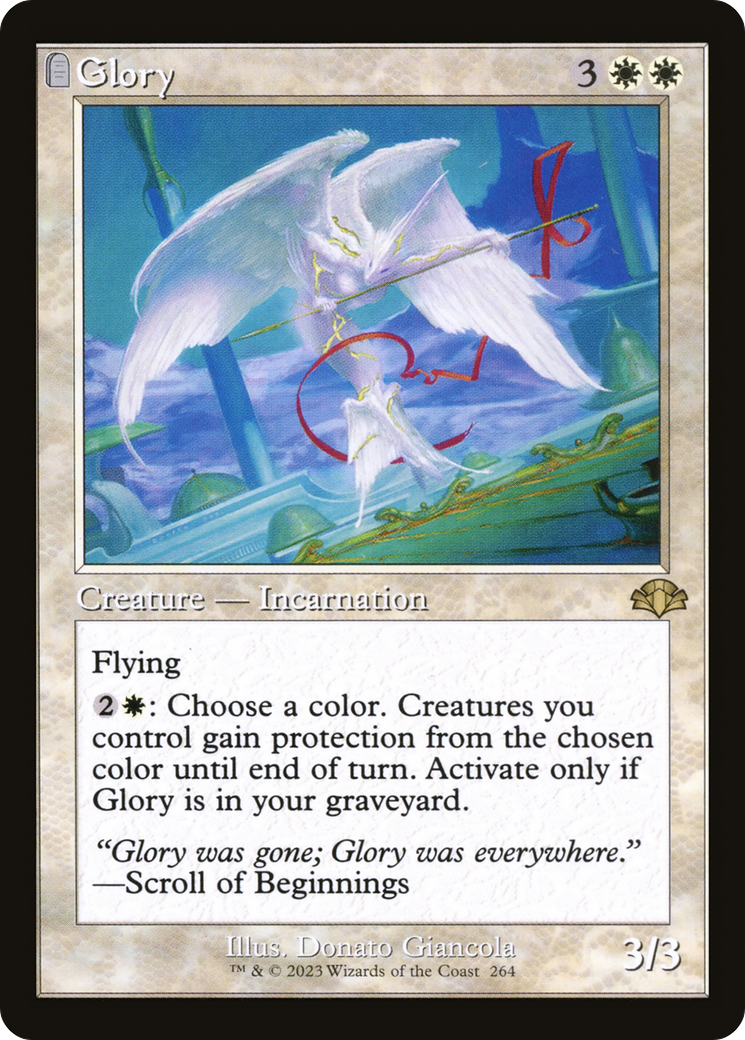 Glory (DMR-264) - Dominaria Remastered: (tombstone) Foil - Premium MTG Single from Wizards of the Coast - Just $0.25! Shop now at Game Crave Tournament Store