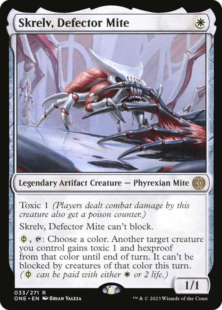 Skrelv, Defector Mite (ONE-033) - Phyrexia: All Will Be One Foil - Premium MTG Single from Wizards of the Coast - Just $0.52! Shop now at Game Crave Tournament Store