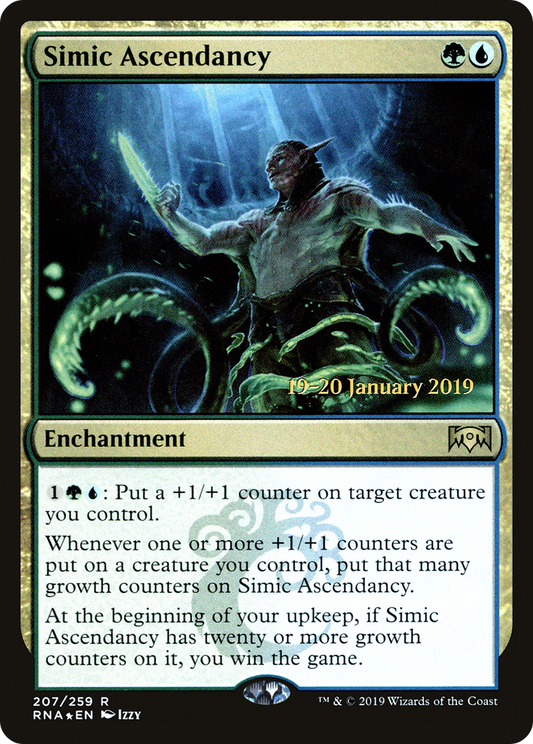 Simic Ascendancy (PRNA-207S) - Ravnica Allegiance Promos Foil - Premium MTG Single from Wizards of the Coast - Just $0.66! Shop now at Game Crave Tournament Store