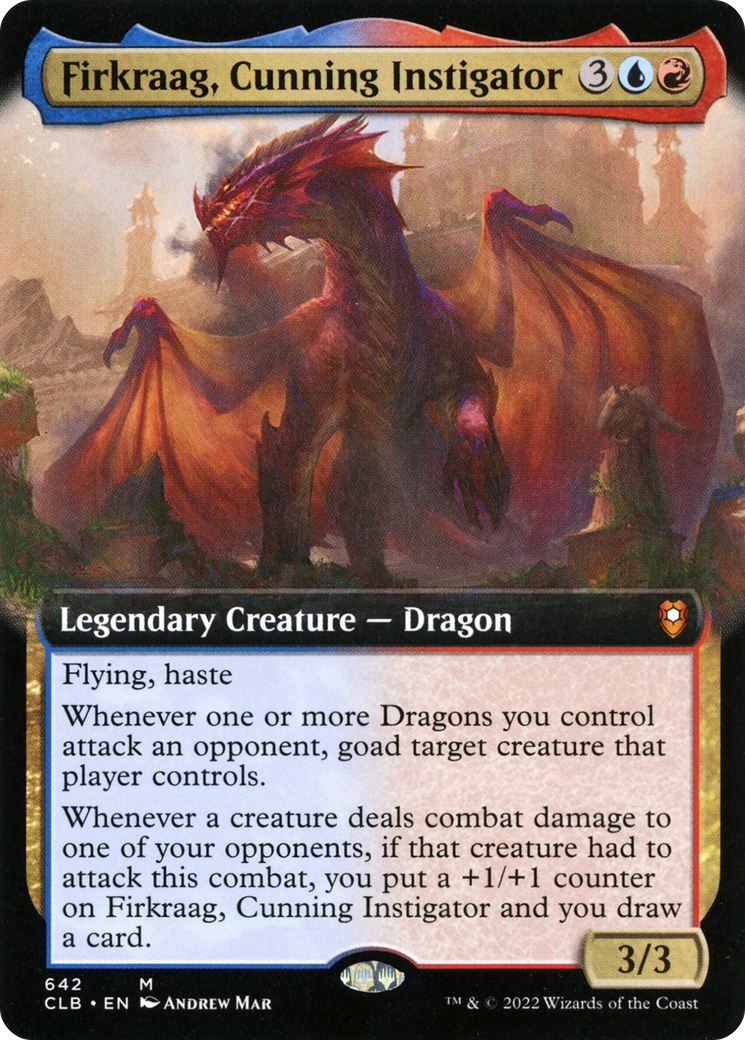 Firkraag, Cunning Instigator (CLB-642) - Commander Legends: Battle for Baldur's Gate: (Extended Art) Foil - Premium MTG Single from Wizards of the Coast - Just $34.92! Shop now at Game Crave Tournament Store