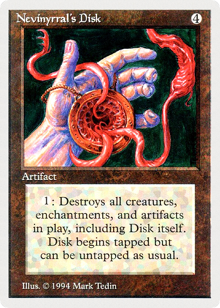 Nevinyrral's Disk (SUM-267) - Summer Magic / Edgar - Premium MTG Single from Wizards of the Coast - Just $0! Shop now at Game Crave Tournament Store