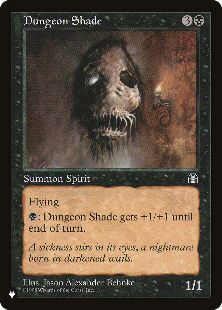 Dungeon Shade (PLIST-473) - The List - Premium MTG Single from Wizards of the Coast - Just $0.08! Shop now at Game Crave Tournament Store
