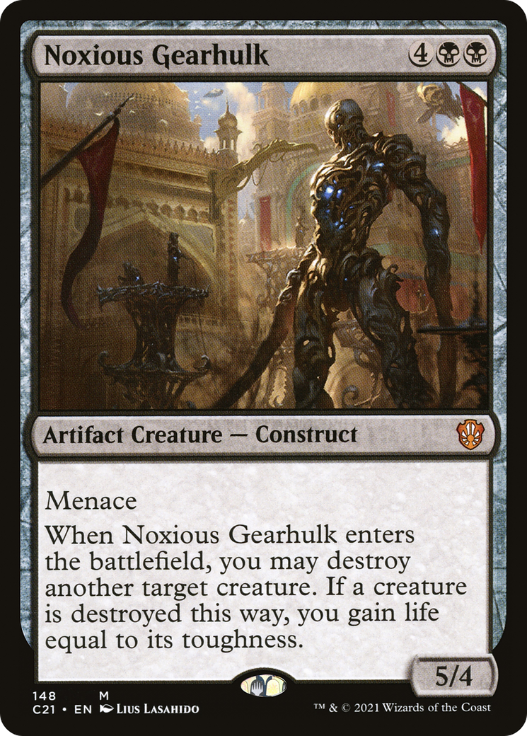 Noxious Gearhulk (C21-148) - Commander 2021 - Premium MTG Single from Wizards of the Coast - Just $0.16! Shop now at Game Crave Tournament Store