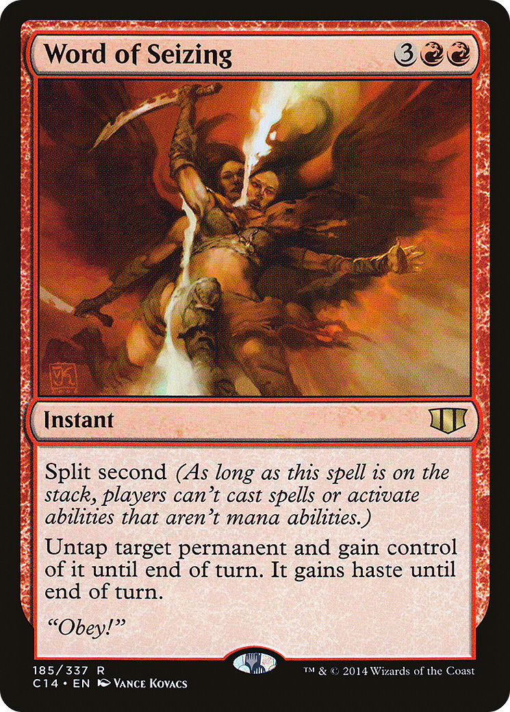Word of Seizing (C14-185) - Commander 2014 - Premium MTG Single from Wizards of the Coast - Just $0.08! Shop now at Game Crave Tournament Store