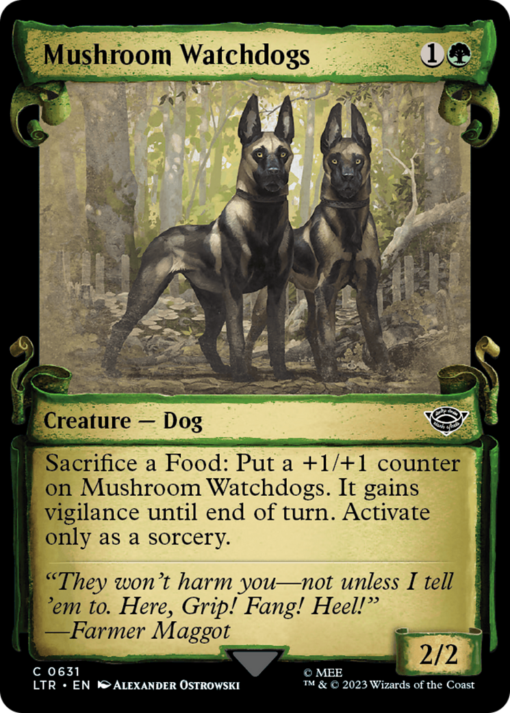 Mushroom Watchdogs (LTR-631) - The Lord of the Rings: Tales of Middle-earth: (Showcase) Foil - Premium MTG Single from Wizards of the Coast - Just $0.08! Shop now at Game Crave Tournament Store