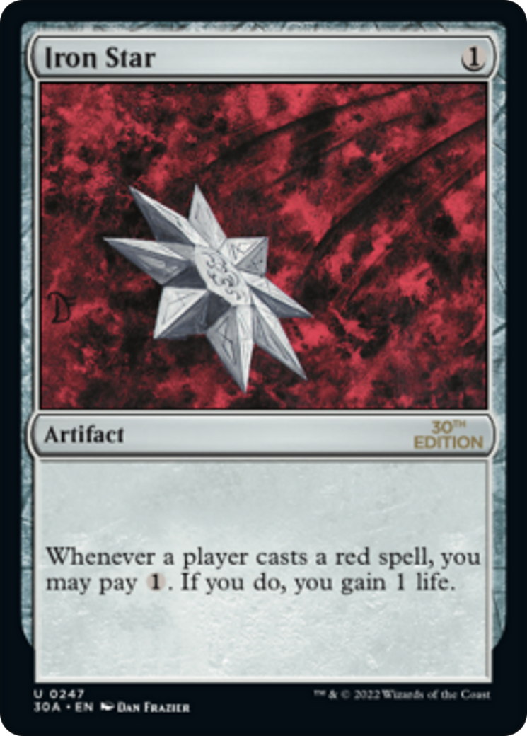 Iron Star (30A-247) - 30th Anniversary Edition - Premium MTG Single from Wizards of the Coast - Just $0.52! Shop now at Game Crave Tournament Store