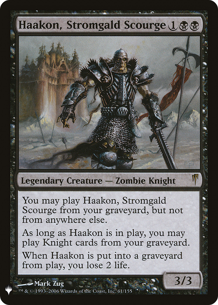 Haakon, Stromgald Scourge (MB1-684) - Mystery Booster - Premium MTG Single from Wizards of the Coast - Just $0.11! Shop now at Game Crave Tournament Store