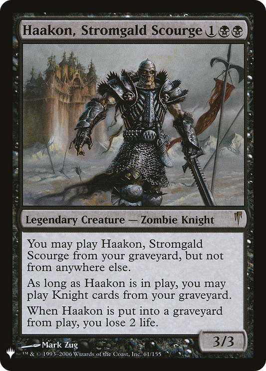 Haakon, Stromgald Scourge (MB1-684) - Mystery Booster - Premium MTG Single from Wizards of the Coast - Just $0.11! Shop now at Game Crave Tournament Store