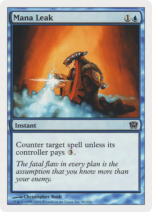Mana Leak (9ED-086) - Ninth Edition - Premium MTG Single from Wizards of the Coast - Just $0.08! Shop now at Game Crave Tournament Store