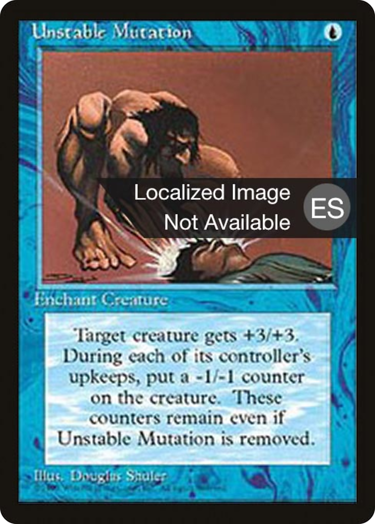 Unstable Mutation (4BB-110) - Fourth Edition Foreign Black Border - Premium MTG Single from Wizards of the Coast - Just $0.18! Shop now at Game Crave Tournament Store