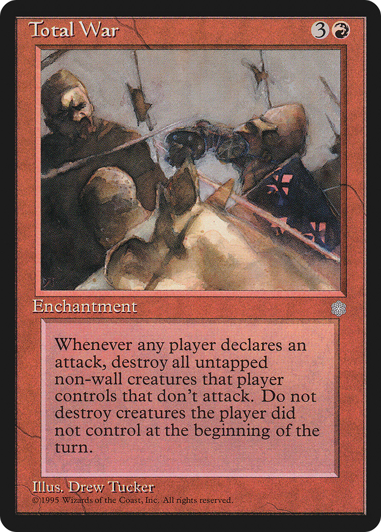 Total War (ICE-221) - Ice Age - Premium MTG Single from Wizards of the Coast - Just $0.25! Shop now at Game Crave Tournament Store