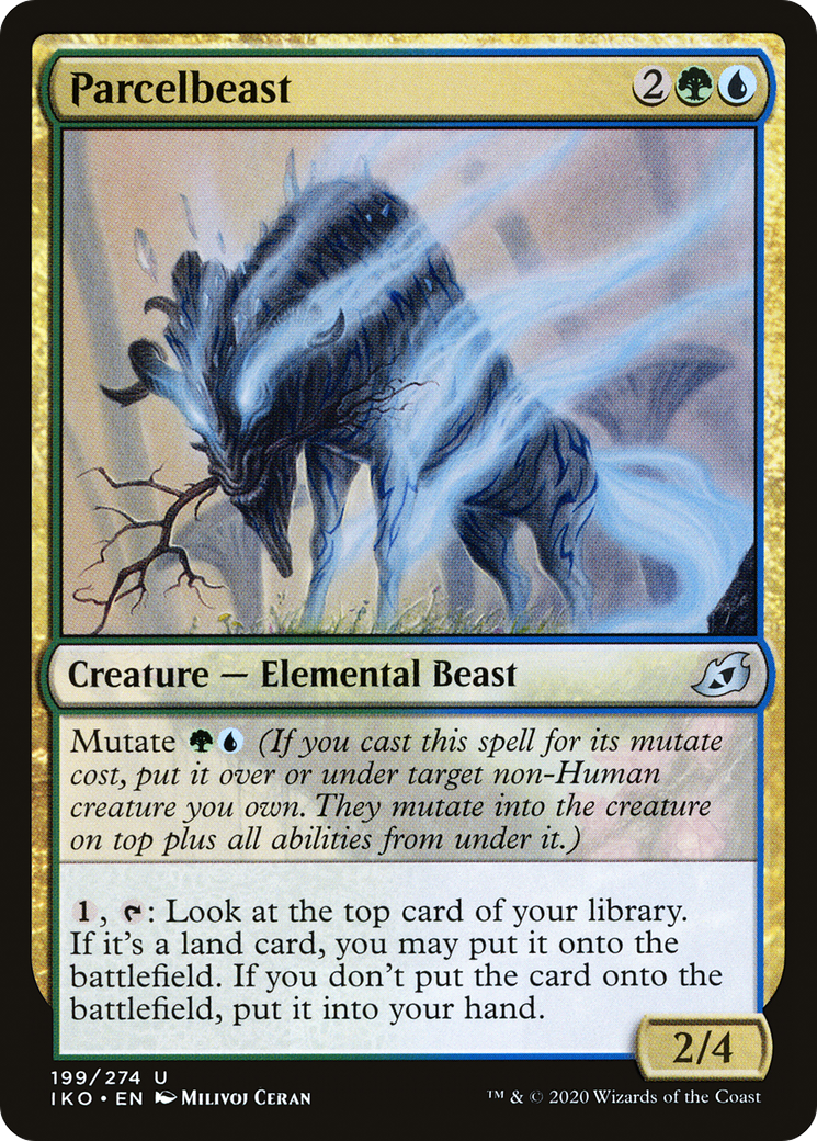 Parcelbeast (IKO-199) - Ikoria: Lair of Behemoths - Premium MTG Single from Wizards of the Coast - Just $0.08! Shop now at Game Crave Tournament Store