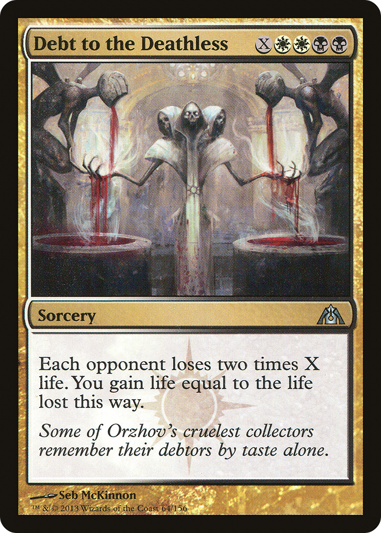 Debt to the Deathless (DGM-064) - Dragon's Maze - Premium MTG Single from Wizards of the Coast - Just $0.08! Shop now at Game Crave Tournament Store