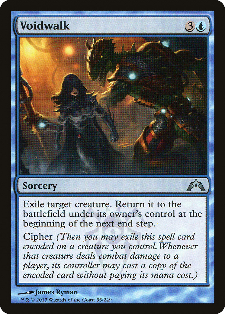 Voidwalk (GTC-055) - Gatecrash Foil - Premium MTG Single from Wizards of the Coast - Just $0.16! Shop now at Game Crave Tournament Store