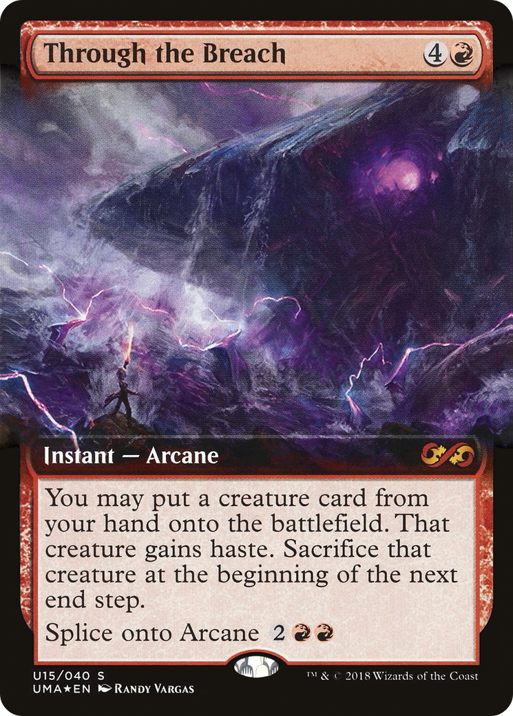 Through the Breach (PUMA-U15) - Ultimate Box Topper: (Extended Art) Foil - Premium MTG Single from Wizards of the Coast - Just $3.89! Shop now at Game Crave Tournament Store